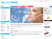 Tablet Screenshot of lightfresh.nl